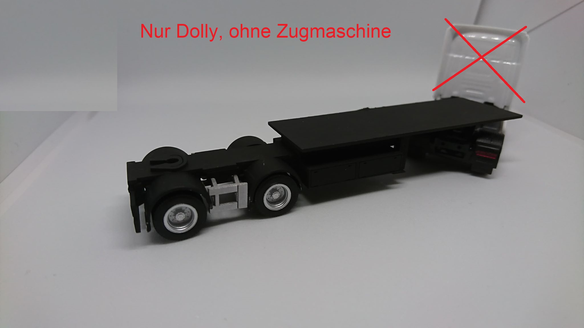 Z-0223 Lasercut B-Double Dolly zweiachs