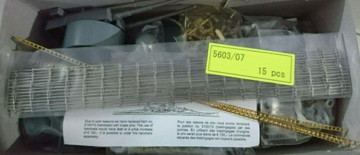 Aero-Naut 3619/01 Beschlagsatz für Bausatz Tirpitz 1:200