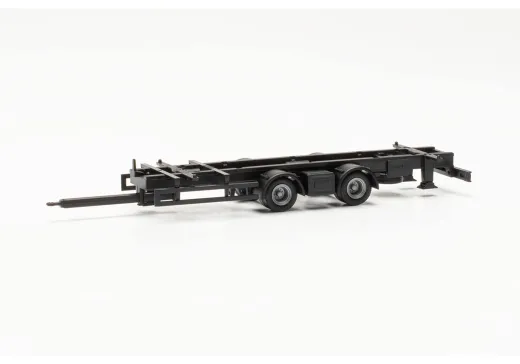 Herpa 085540 Tandem-Hängerfahrgestell für Volumenzüge 7,82m mit Wechselaufbau, 2 Stück