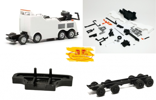 Herpa 085717 EMPL Bison Aufbau inkl. Fahrgestell, Ballastgewicht u. Radsatz 2 Stück