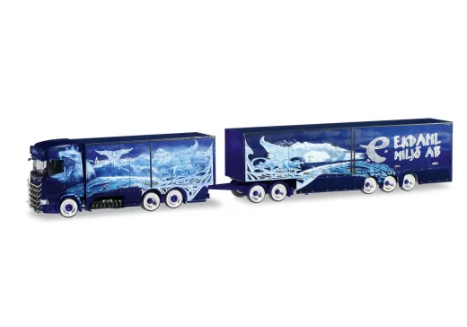 Herpa 309844 Scania CS 20 Hochdach Eurocombi &quote;Ekdahl / Arctic Griffin&quote; (S)