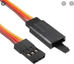 ML-ZS Servo-Verlängerungskabel mit Anti-Lock-Schnalle Stecker auf Buchse 20cm 1 Stück