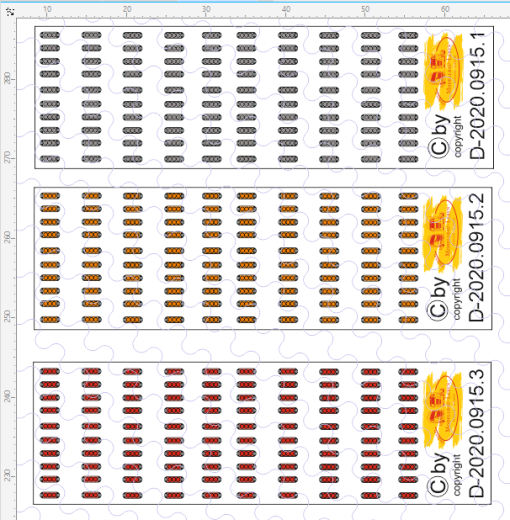 D-2020.0915 LED Begrenzungsleuchten 100 Stück - 1:87