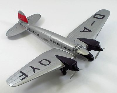 Franklin Mint B11E313 - Heinkel He 111 Leipzig Lufthansa 1936 D-AQYF - 1/48