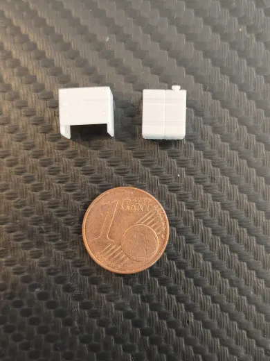 DD-586 3D Druck Zubehör Adbluetank /Batteriekasten Volvo - 2 tlg. 1:87