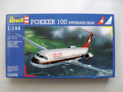 Revell 04258 Fokker 100 Swissair 1:144