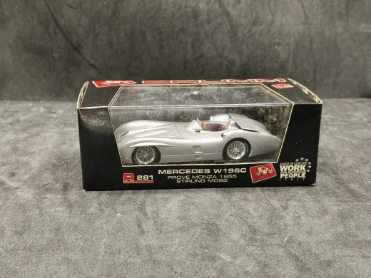 Brumm 25763 Mercedes-Benz R281 W196C Prove Monza 1955 in OVP, gebraucht, ohne sichtbare Schäden 1:43