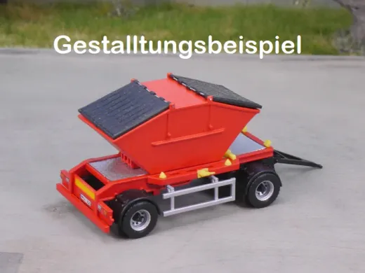 EM218 Bausatz für 2achs Absetzcontainer Anhänger 1:87