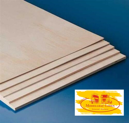 230626 Sperrholzplatte Linde 3 mm 420x300mm