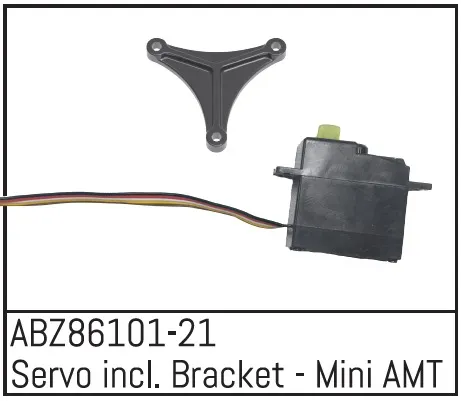 Absima ABZ86101-21 Ersatzteil für Absima 1:16 First Step Performance Cars Servo incl. Bracket - Mini AMT