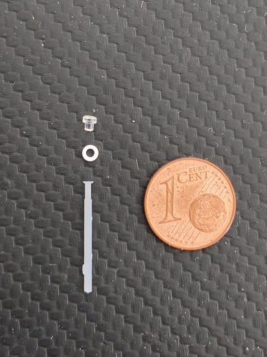 DD-587 3D Druck Zubehör verstellbarer Rundumleuchten Stab 3 tlg. 1:87