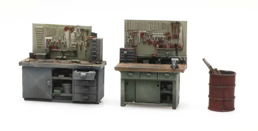 Artitec 387.433 Satz Werkbänke, 1 Set 1:87