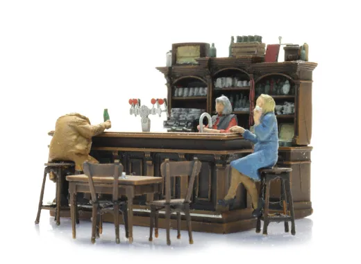 Artitec 387.692 Café-Einrichtung mit 3 Figuren 1 Set 1:87