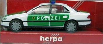 Herpa 04114 Opel Omega A Limousine Polizei