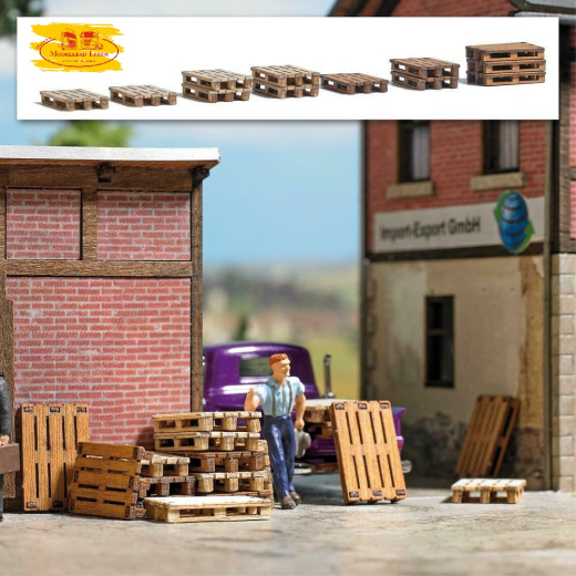 Busch 1810 HO Paletten - 1:87 - Bausatz
