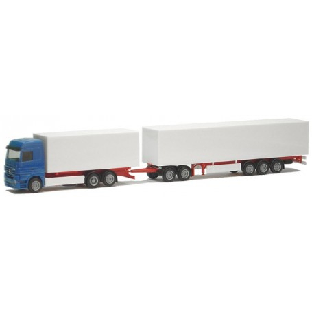 Herpa 285230 Actros LH02 Wechselkoffer-Gigaliner