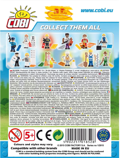 Cobi 1853 1 Figur mit Zubehör (1 von 8 möglichen Versionen)