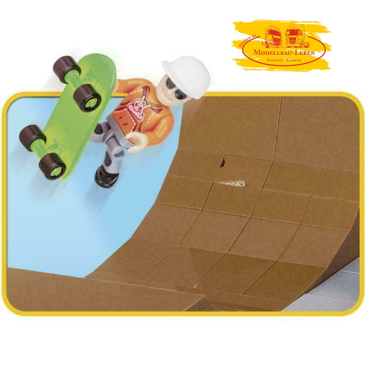 Cobi 1880 - Action Town - Crazy Skaterpark - 420 Teile 3 Figuren Bausatz