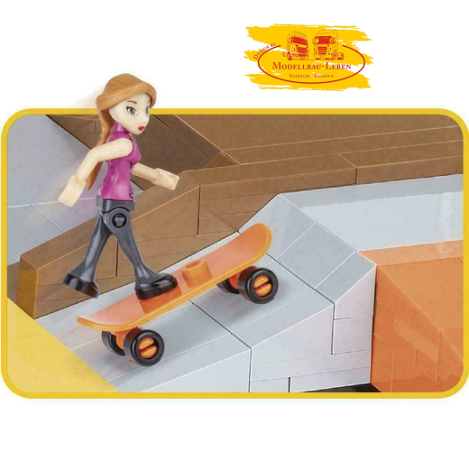 Cobi 1880 - Action Town - Crazy Skaterpark - 420 Teile 3 Figuren Bausatz