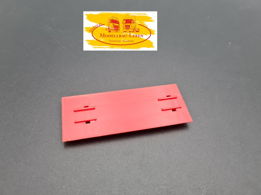 Herpa 0807 - 283084 Bodenplatte Kofferaufbau schwarz