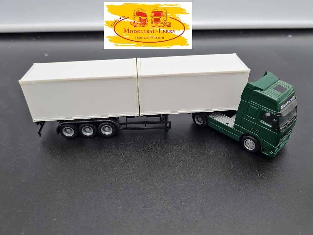 Herpa 010 Volvo Containersattelzug Blanko