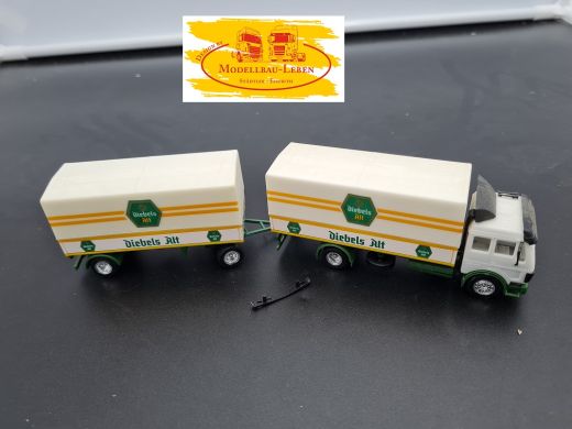 Herpa 043 MB SK Hängerzug Diebels Alt