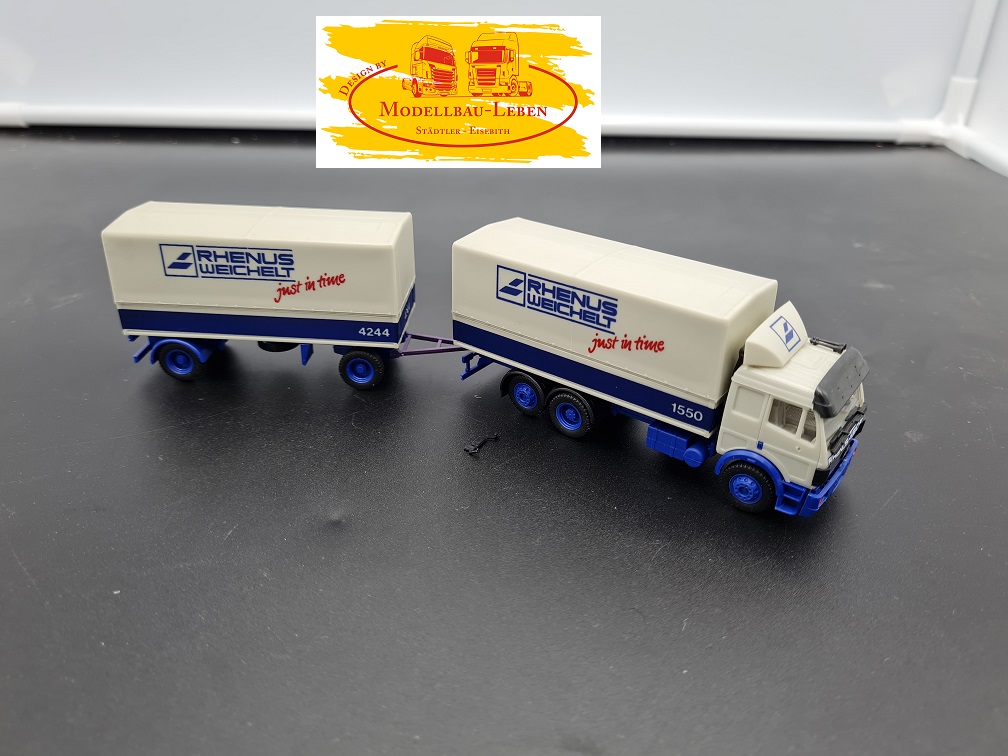 Herpa 088 MB SK Hängerzug Rhenus Weichelt