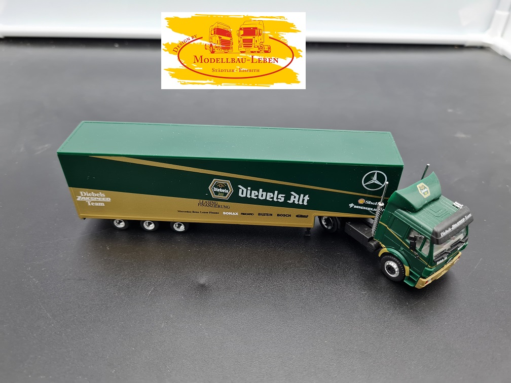 Herpa 115 MB SK Sattelzug Diebels Alt