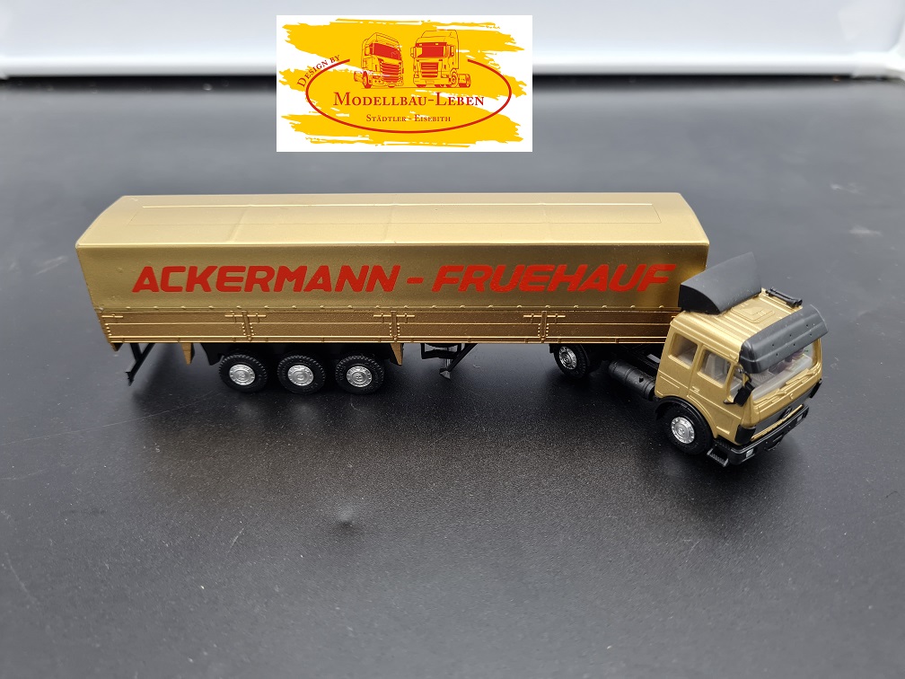 Herpa 121 MB SK Sattelzug Ackermann Fruehauf