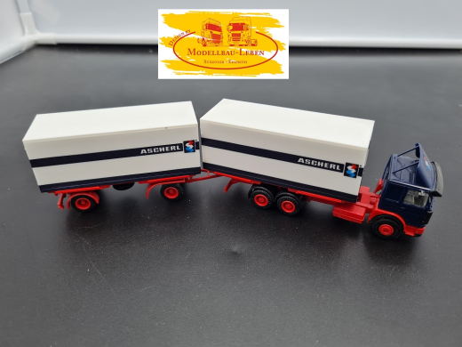 Herpa 147 MAN Hängerzug Ascherl