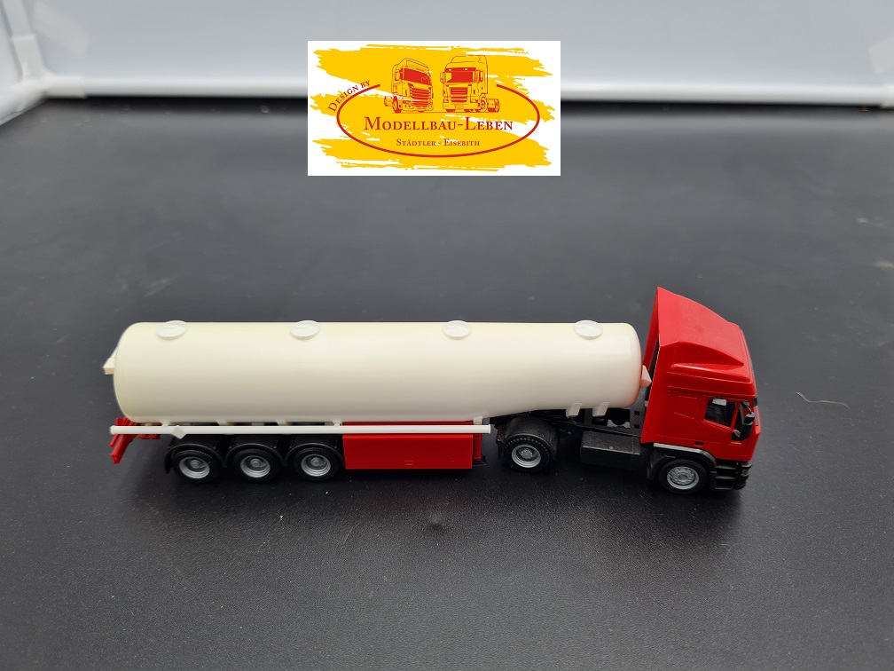 Herpa 203 Iveco Eurotech Tanksattelzug Blanko