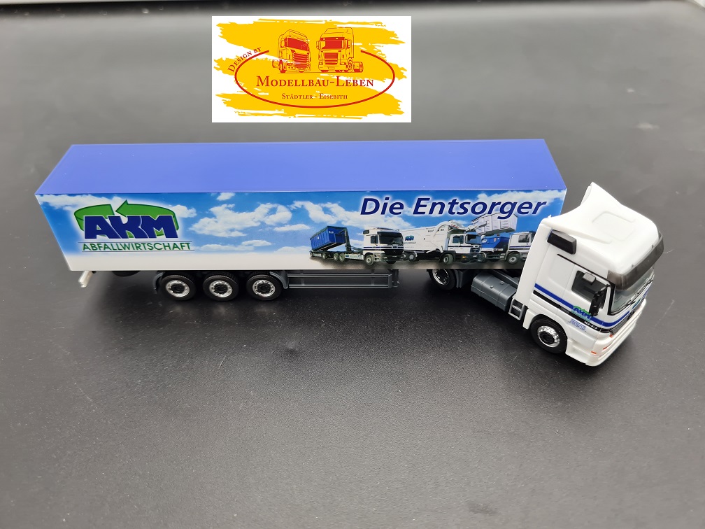 Herpa 221 MB Actros Sattelzug AKM