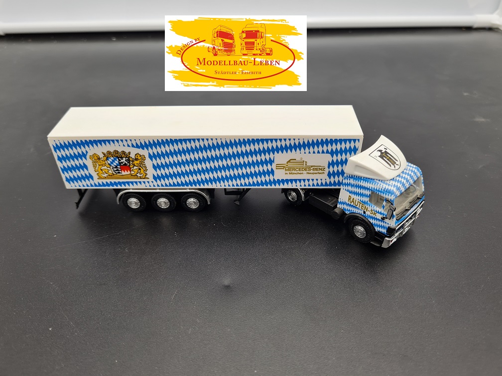 Herpa 240 MB SK Sattelzug Rauten-SK