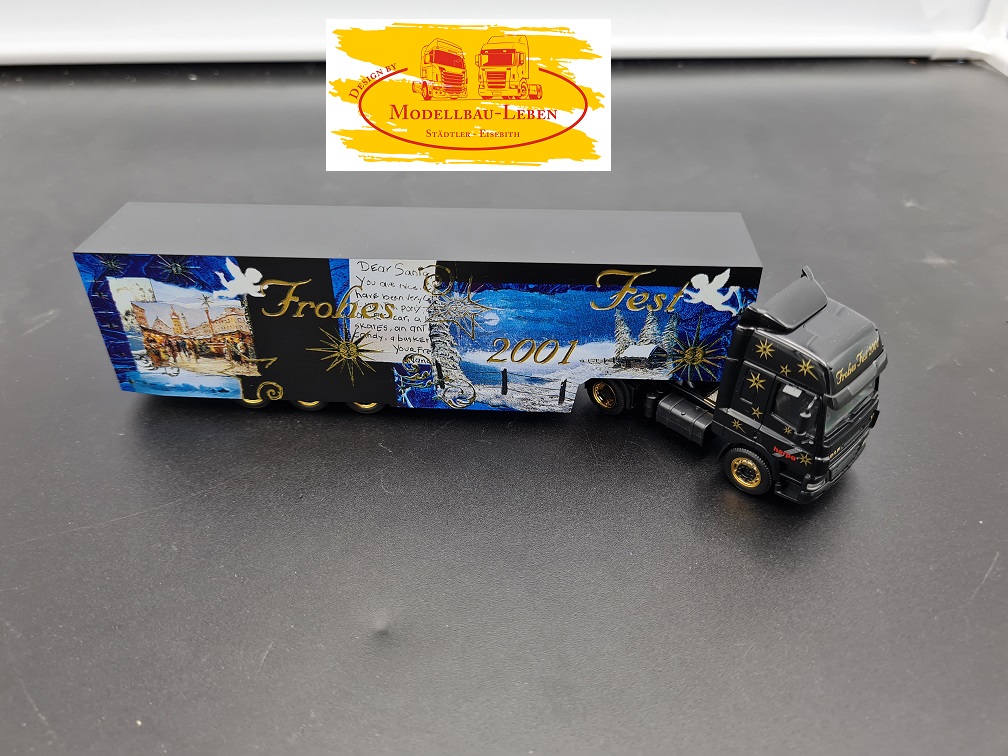 Herpa 279 DAF CF Sattelzug Weihnachten 2001