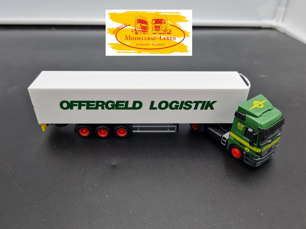 Herpa 316 MB Actros Sattelzug Offergeld