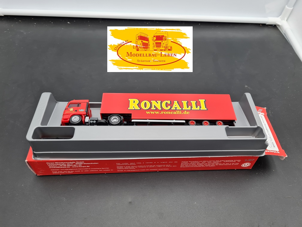 Herpa 355 MAN TGA LX Sattelzug Roncalli