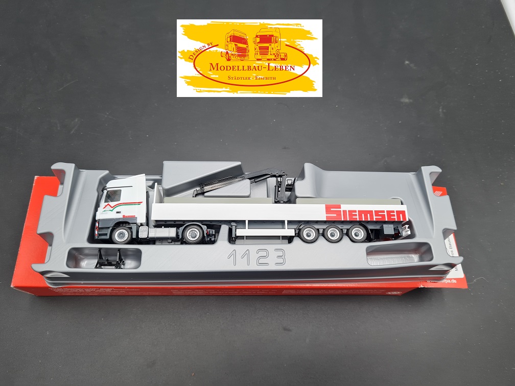 Herpa 364 MB Actros Bausattelzug Siemsen