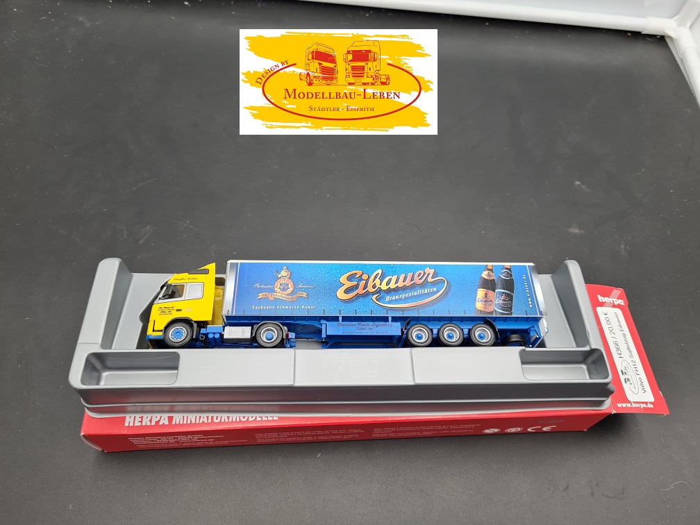 Herpa 366 Volvo FH12 Sattelzug Eibauer