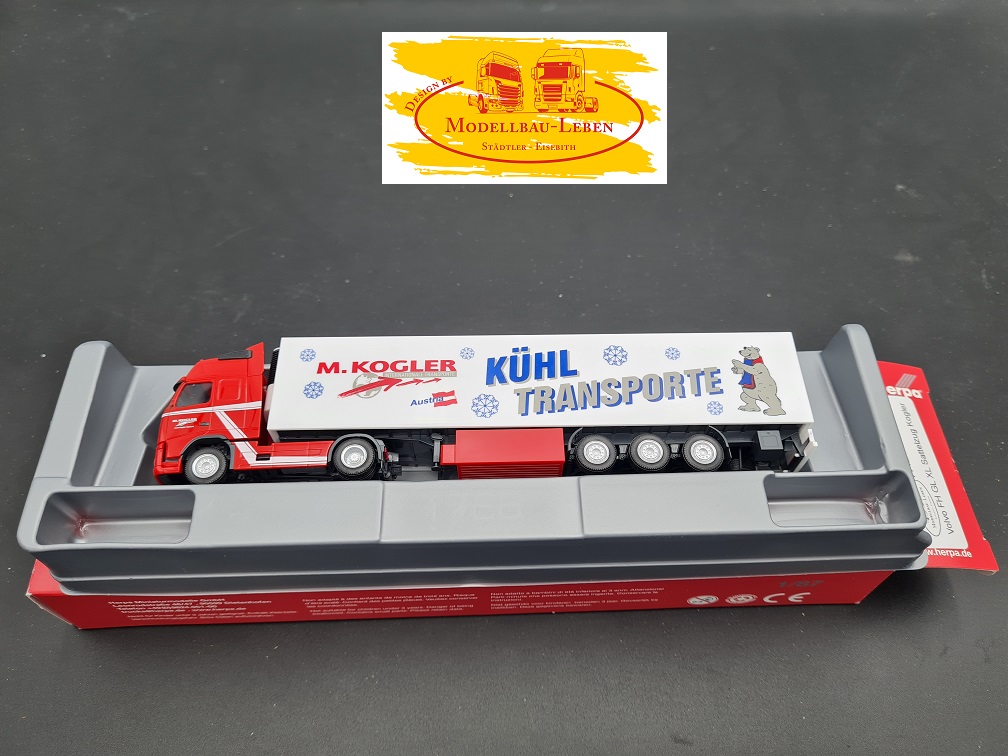 Herpa 426 Volvo FH GL XL Sattelzug Kogler