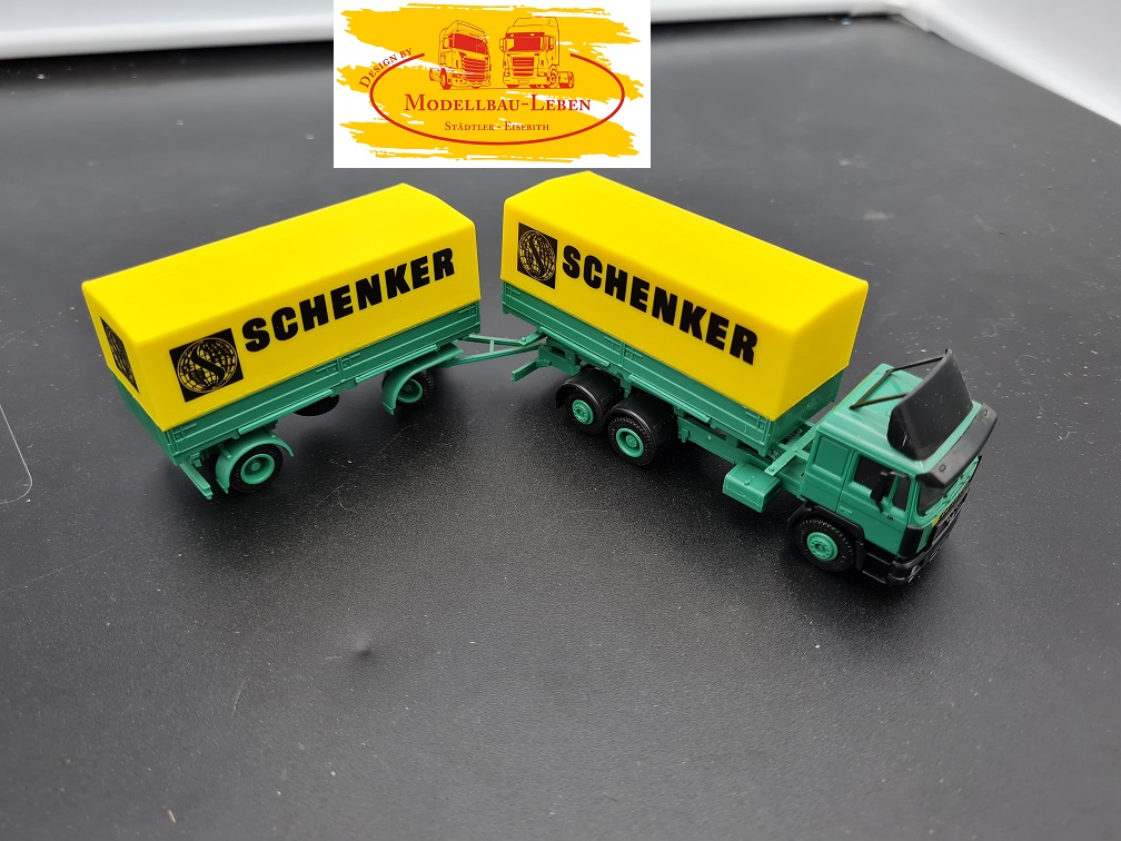 Herpa 450 MAN Hängerzug Schenker