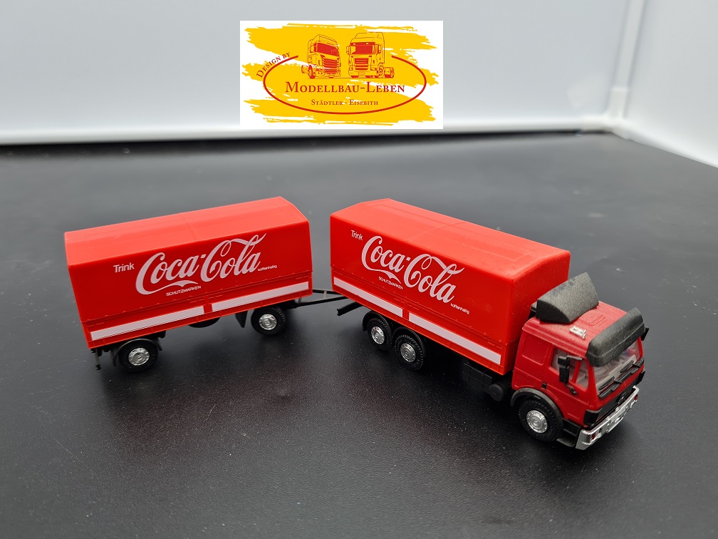 Herpa 464 MB SK Hängerzug Coca Cola