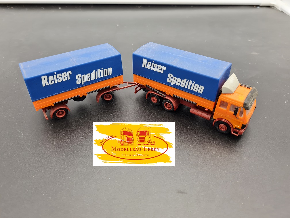 Herpa 466 MB SK Hängerzug Reiser