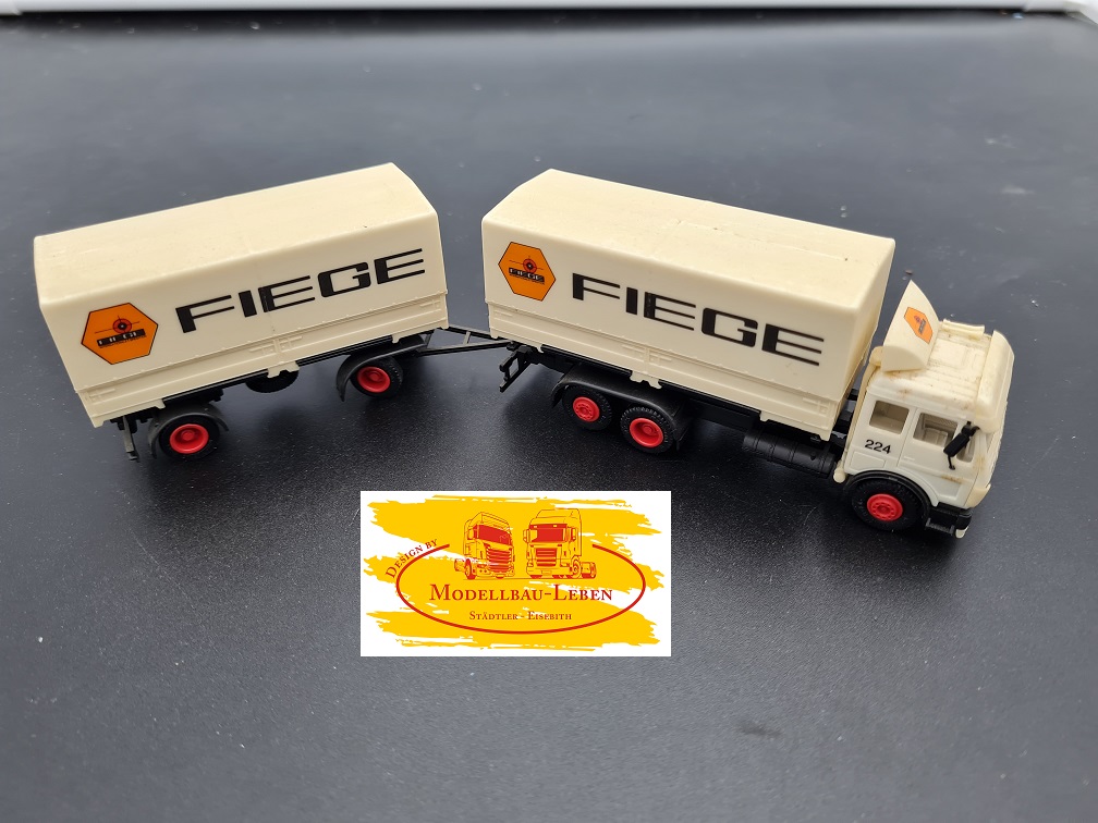 Herpa 467 MB SK Hängerzug Fiege