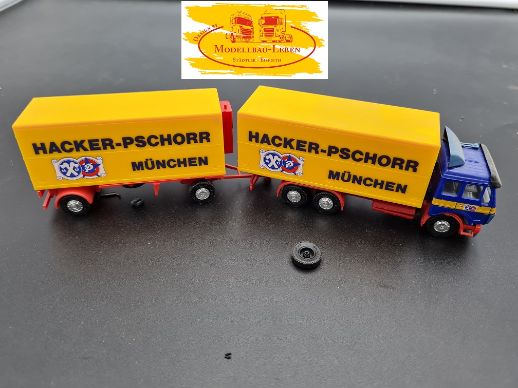 Herpa 470 MB SK Hängerzug Hacker Pschorr