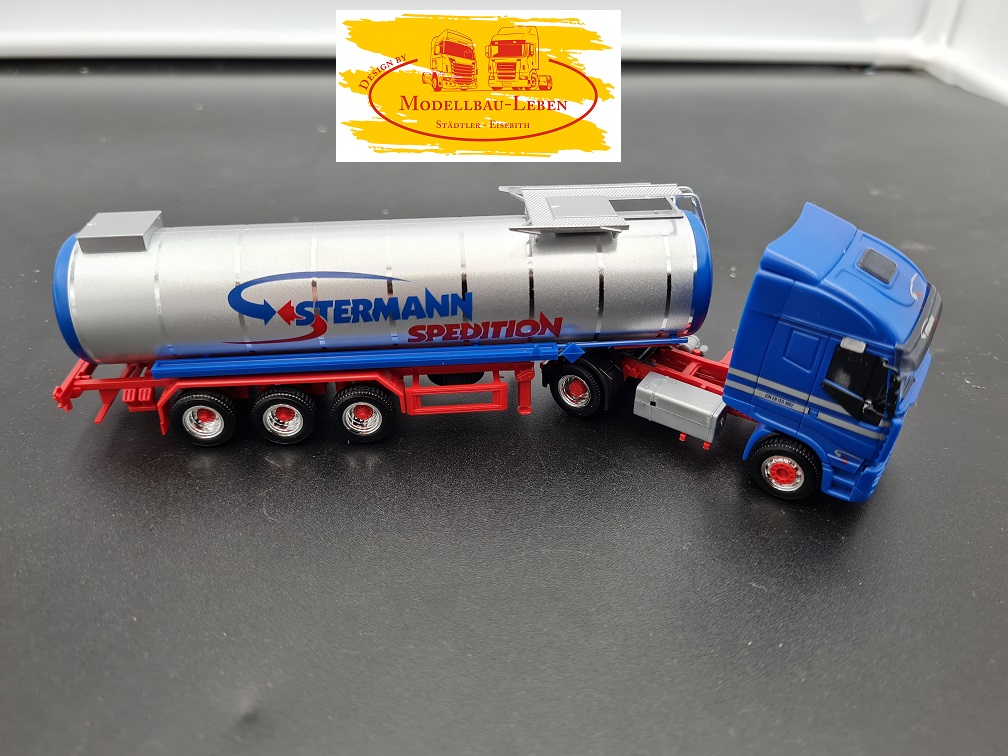 Herpa 485 Iveco Stralis Tanksattelzug Ostermann