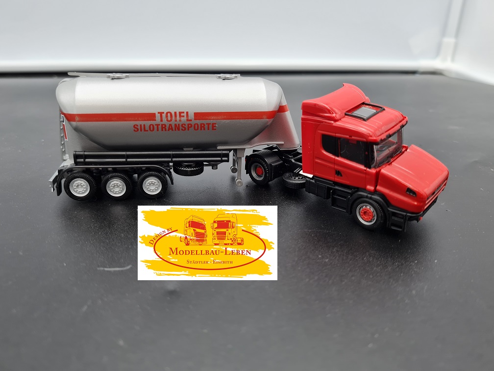 Herpa 488 Scania Hauber Tanksattelzug Toifl