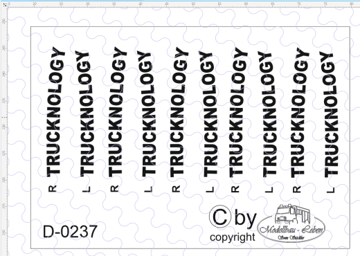 D-0237 - Decalsatz MAN Trucknology für Windleitbleche 5 Paar