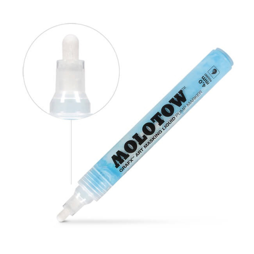 Molotow 728.002 Marker GRAFX Art Masking Liquid 4mm