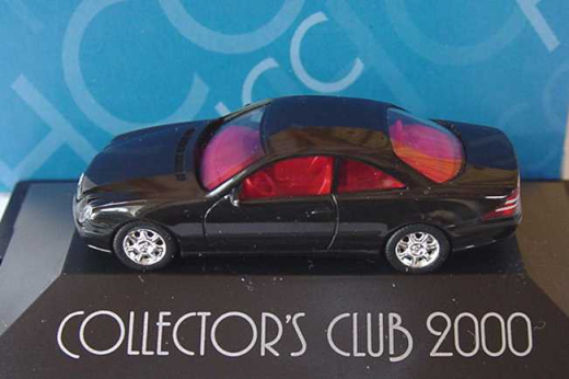 Herpa 196581 Mercedes Benz CL 600 schwarz HCC Sondermodell