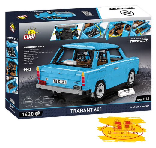 Cobi 24331 - Trabant 601 - 1420 Teile Bausatz Maßstab 1:12
